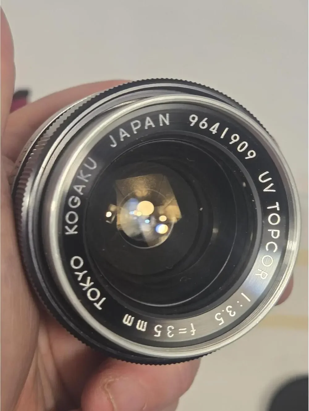 Vintage Topcon UV Topcor 35mm F/3.5 Lens Exakta Japan Manual Focus Wide Angle